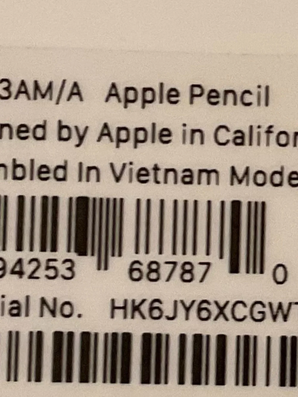 Apple mqly3am pencil